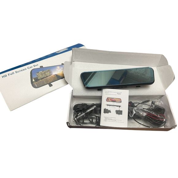 10" HD Touch Screen Dual DashCam, Wireless Front, Wired Rear Cameras. New In Box - Picture 5 of 7